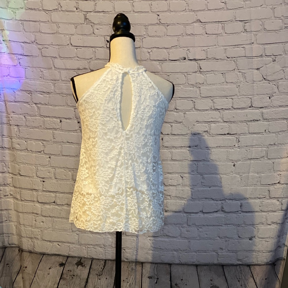 Off White lace dressy Top